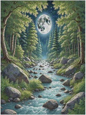 Good Fishing - 500-Piece Wooden Jigsaw Puzzles, Tranquil and Scenic Fishing Designs, Challenging and Detailed Puzzle for Adults & Families, Ideal Gift for Puzzle Enthusiasts