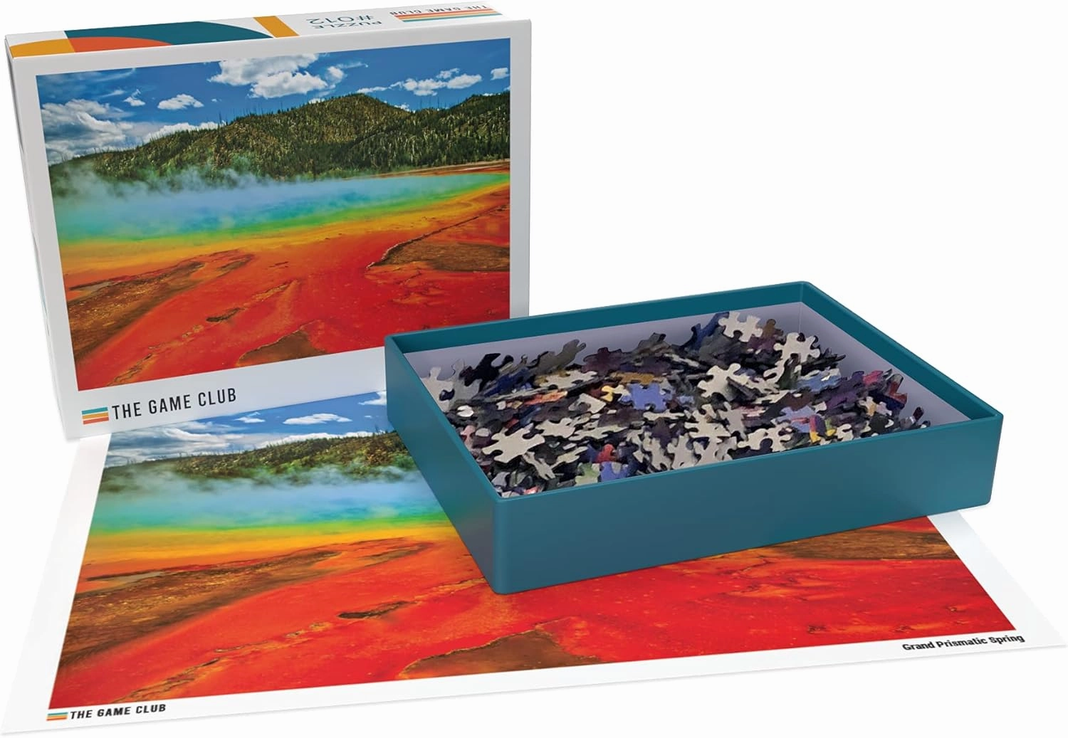 Grand Prismatic Spring - Jigsaw Puzzle - Unique Puzzle of Yellowstone National Park - Fun Challenge for Adults and Kids