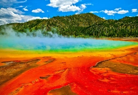 Grand Prismatic Spring - Jigsaw Puzzle - Unique Puzzle of Yellowstone National Park - Fun Challenge for Adults and Kids