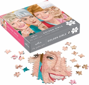 Hallmark The Golden Girls 1000-Piece Jigsaw Puzzle (Rose, Dorothy, Blanche, Sophia), Gift for Friend, Mom, Sister