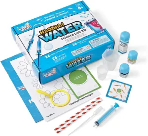 hand2mind H2Ohhh! Water Science Kit, Chemistry Kit for Kids 8-12, Chemistry Set, Science Kits & Toys, 24 Science Experiments, 1 Career & Lab Guide, Color Chemistry, Bubbles, Tornadoes, STEM Toy