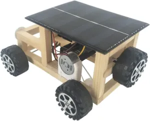 Handmade Solar Car Model Kit Kids Educational Car Science Learning Toys Random Color
