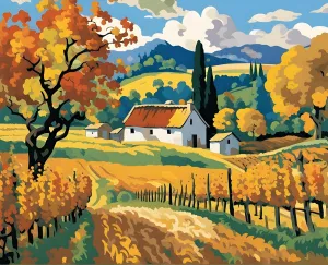 Harvest Season PD - Van-Go Paint-by-Number Kit 40x50CM no Framed