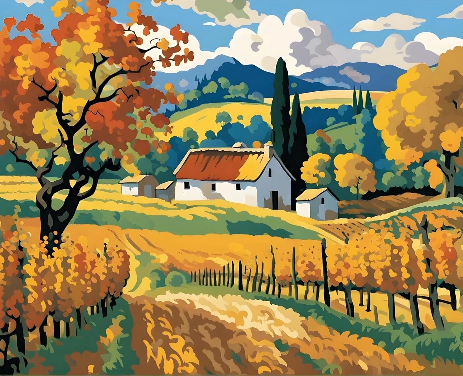 Harvest Season PD - Van-Go Paint-by-Number Kit 40x50CM no Framed