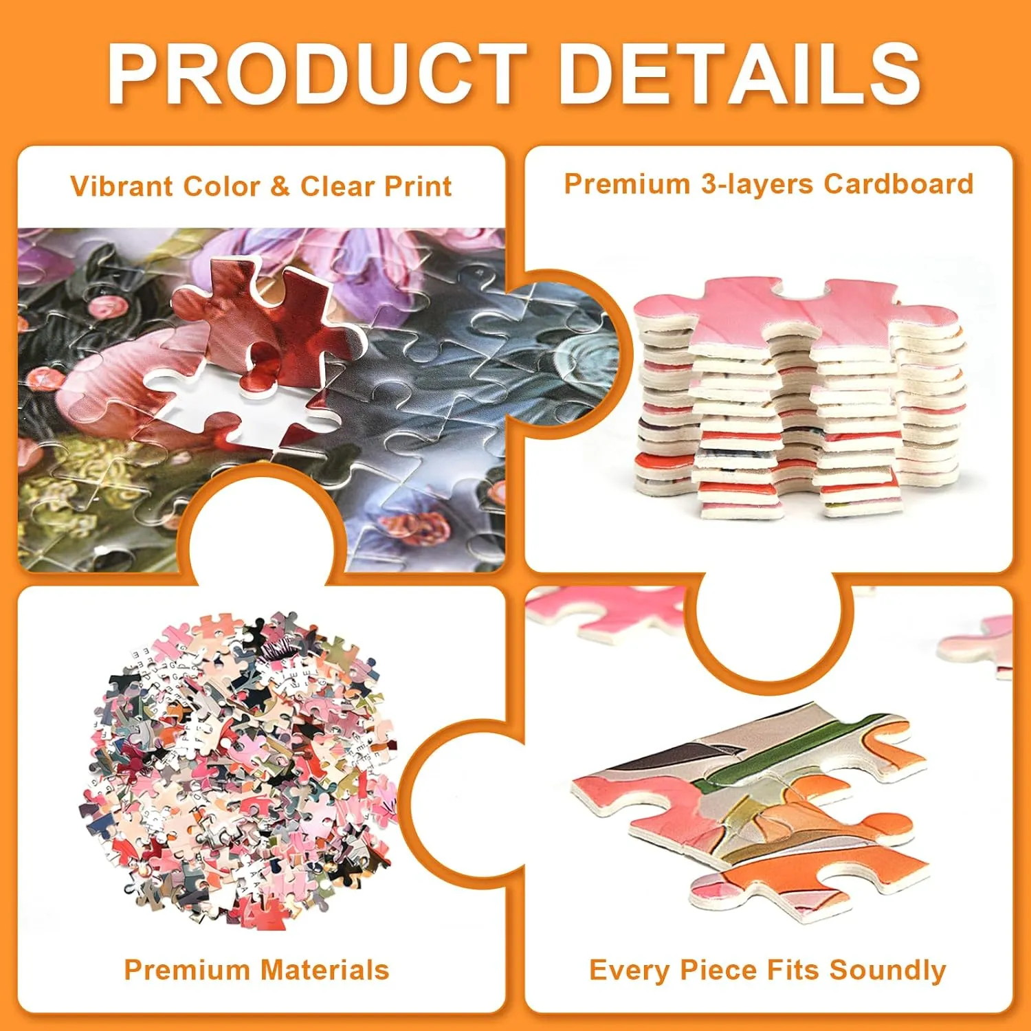 Heart Pattern 1000 Pieces Jigsaw Puzzles - Valentine's Day Theme Puzzles for Adults 1000 Pieces Artwork, Complex Design for Adult Puzzle Enthusiasts Artwork Puzzle (27.5"x19.7")