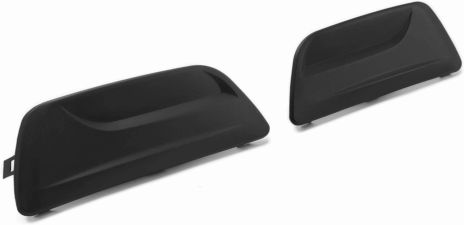 HECASA Fog Light Cover Compatible with 2013-2016 Chevy Chevrolet Malibu Eco Limited Bumper Fog Lamp Trim Bezel Replacement for 20768847 20768848 Left & Right Black