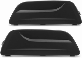 HECASA Fog Light Cover Compatible with 2013-2016 Chevy Chevrolet Malibu Eco Limited Bumper Fog Lamp Trim Bezel Replacement for 20768847 20768848 Left & Right Black