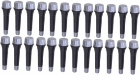 HEMOTON 3sets Child Microphone Model Toy Plastic Boys and Girls Toys Karaoke Microphone 8pcs*3