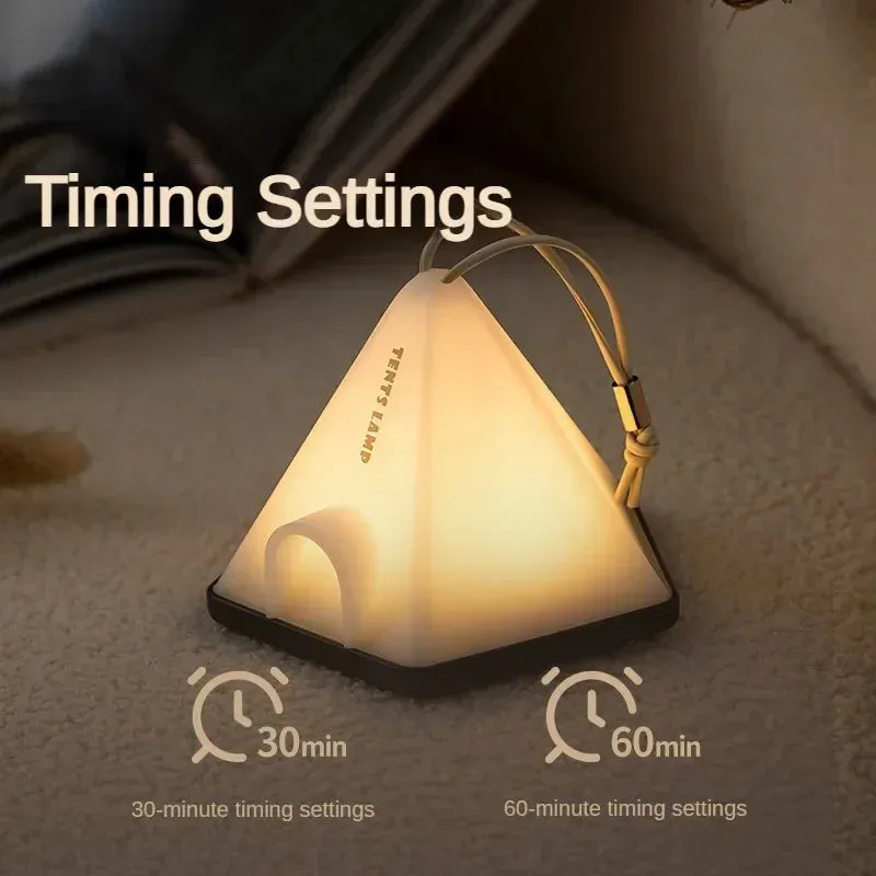 HomeAnywhere Nightlight: 6-Mode Portable Home/Tent Light with Timer