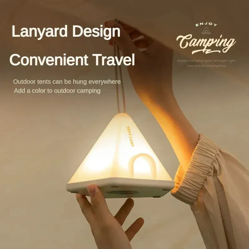 HomeAnywhere Nightlight: 6-Mode Portable Home/Tent Light with Timer