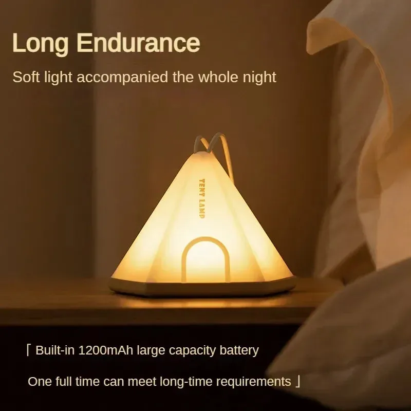 HomeAnywhere Nightlight: 6-Mode Portable Home/Tent Light with Timer