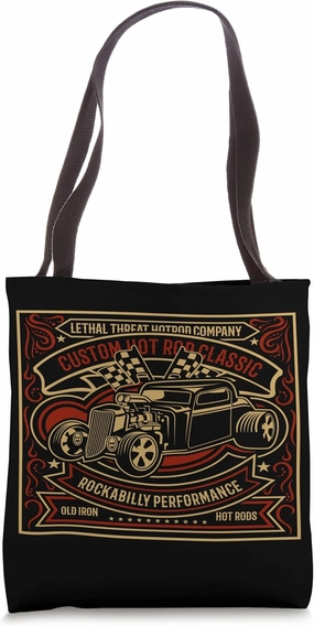 Hot Rod Lethal Custom Classic Rockabilly Performance Hot Rod Tote Bag