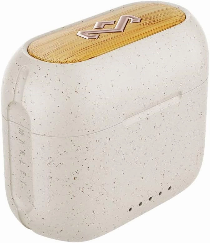 House of Marley Redemption ANC 2: True Wireless Earbuds with Microphone, Bluetooth Connectivity, 6 Hour Battery Life with in-Case Charging, and Sustainable Materials, Cream