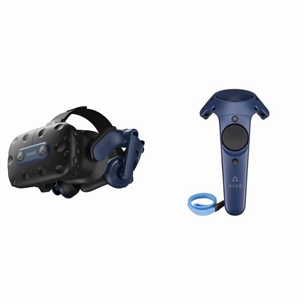 HTC VIVE Pro 2 Headset   Controller (2018) - Black, Windows 10, Compatible with Oculus Rift, SteamVR