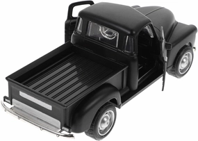 IMIKEYA Metal Classic Car Model Die Cast Old Pickup Truck Figurines Vintage Collectible Toy Car Mini Car Photo Props for Home Desk Cabinet Bookshelf Black