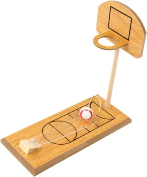 Indoor Mini Basketball Game Wooden Desktop Hoops Portable Mini Hoops Toy