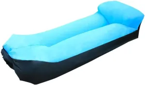 Inflatable Lounge Chair, Portable Air Sofa Bed for Camping, Beach, Travel, Music Festival YHJ07 Blue