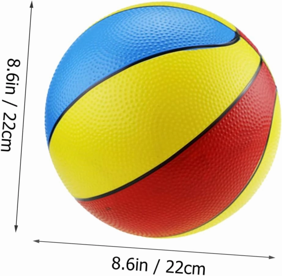 Inflatable Beach Balls Basketball Pool for Fun for Throwing Catching and Bouncing Activities for Indoor