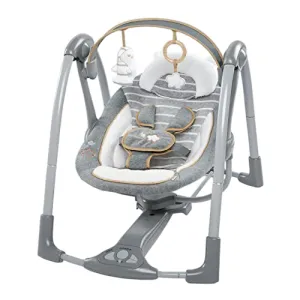Ingenuity Swing 'n Go Portable Swing, Bella Teddy