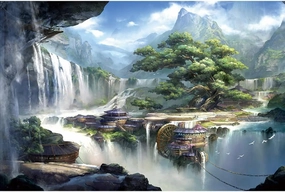 Ingooood- Fantasy Series- City of Machine Operated- Jigsaw Puzzles 1000 Pieces Entertainment Toys for Adult Special Graduation or Birthday Gift Home Decor