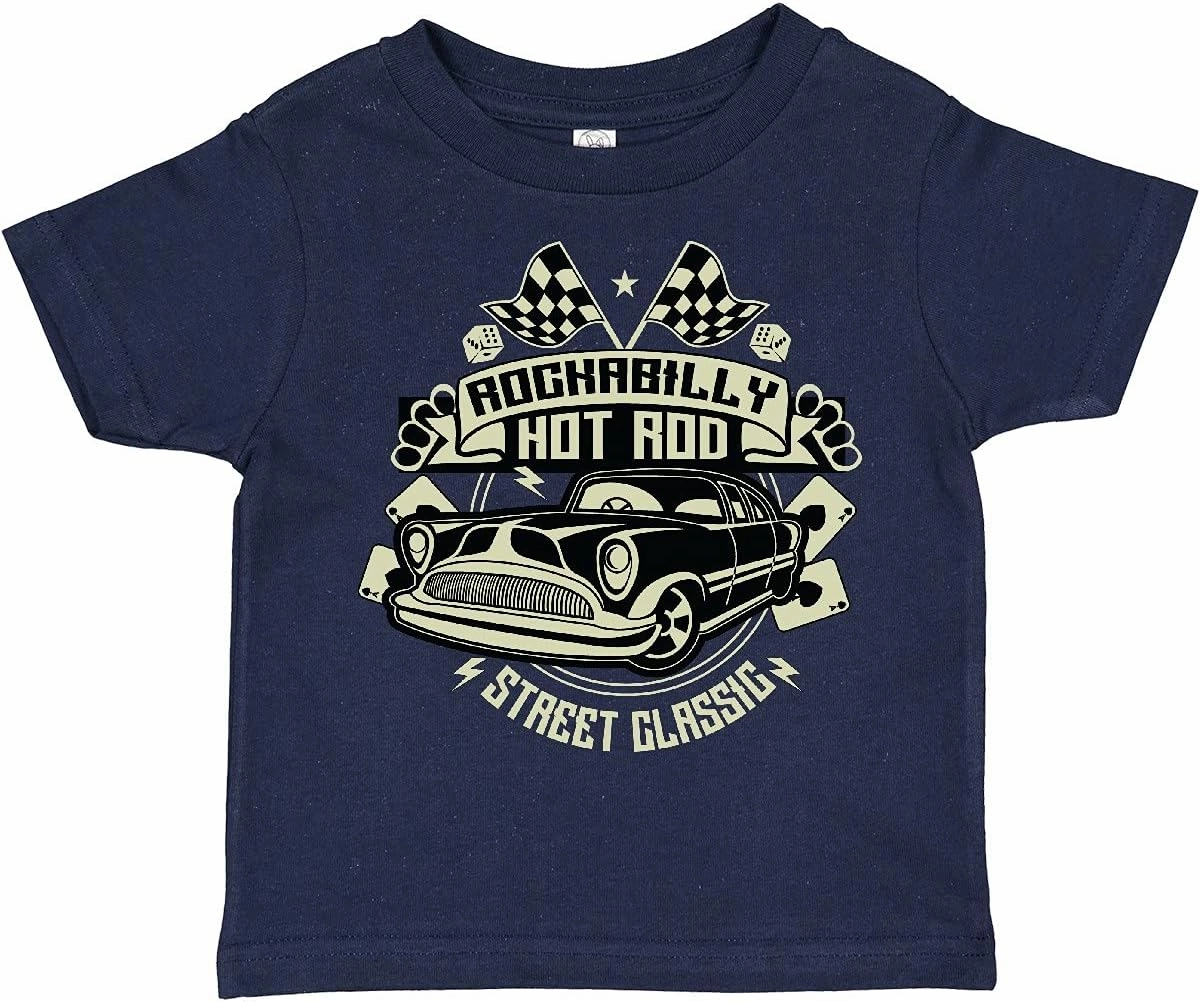 inktastic Rockabilly Hotrod Toddler T-Shirt