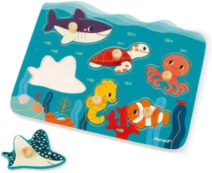Janod World Wildlife Federation – 7 Piece Ocean Puzzle – Ages 18 Months  J08619