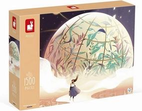 Janod - 1500-Piece Puzzle - The Never-Ending Dream - Suitable for Adults, Teenagers and Children - Made in Europe - Ages 10  J02516