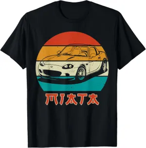 Japanese Miata Car Retro Vintage Sports Car Legend 90s T-Shirt