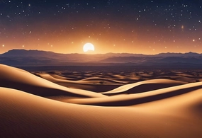 Jigsaw Puzzle for Adults 500 Pieces Starry Night in The Desert Jigsaw Puzzles for Adults, Each Piece is Unique, Perfect Family Leisure Gift & Gifts - Puzzles Collectibles