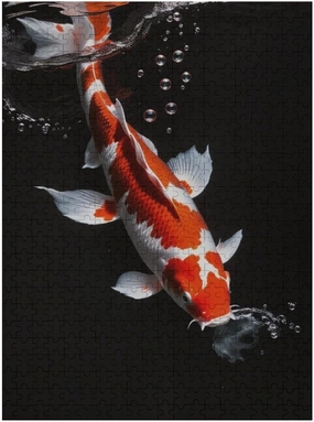 Jigsaw Puzzles 500 Pieces for Adults - Beautiful Fish Wooden Puzzle，Adults Teenagers and Kids Toys,Difficult Puzzles,Brain Development Games,Art Educational Game Puzzle