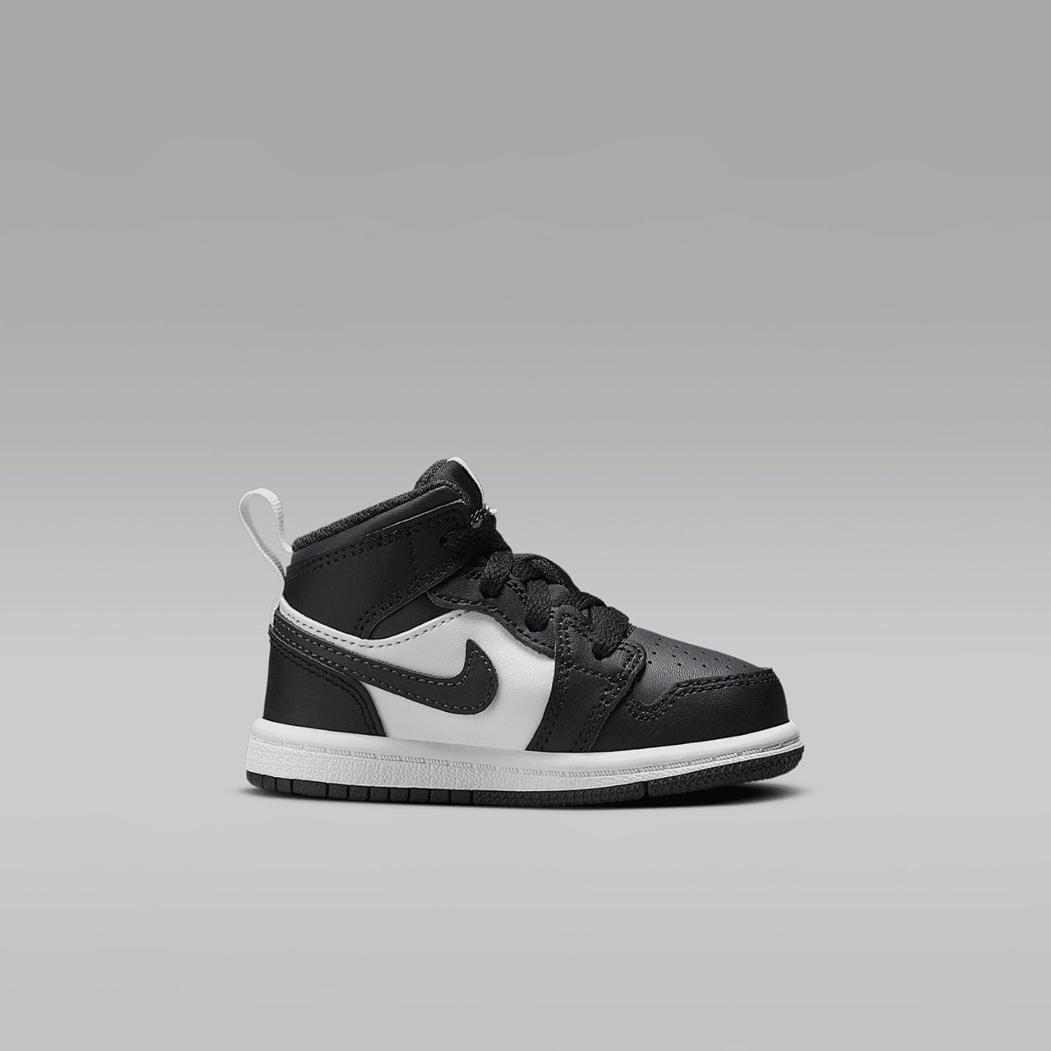 Jordan 1 Mid Baby/Toddler Shoes (DQ8425-010, Black/Summit White/Off Noir)