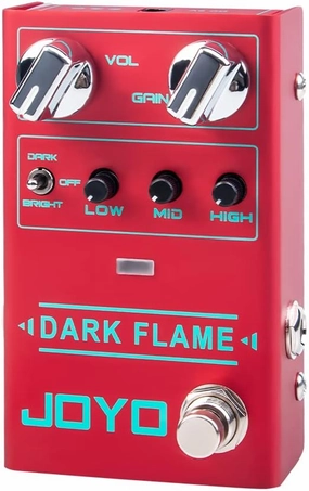 JOYO Modern Metal High Gain Distortion Guitar Effect Pedal with Different Tone Styles for Electric Guitar - True Bypass (Dark Flame R-17)
