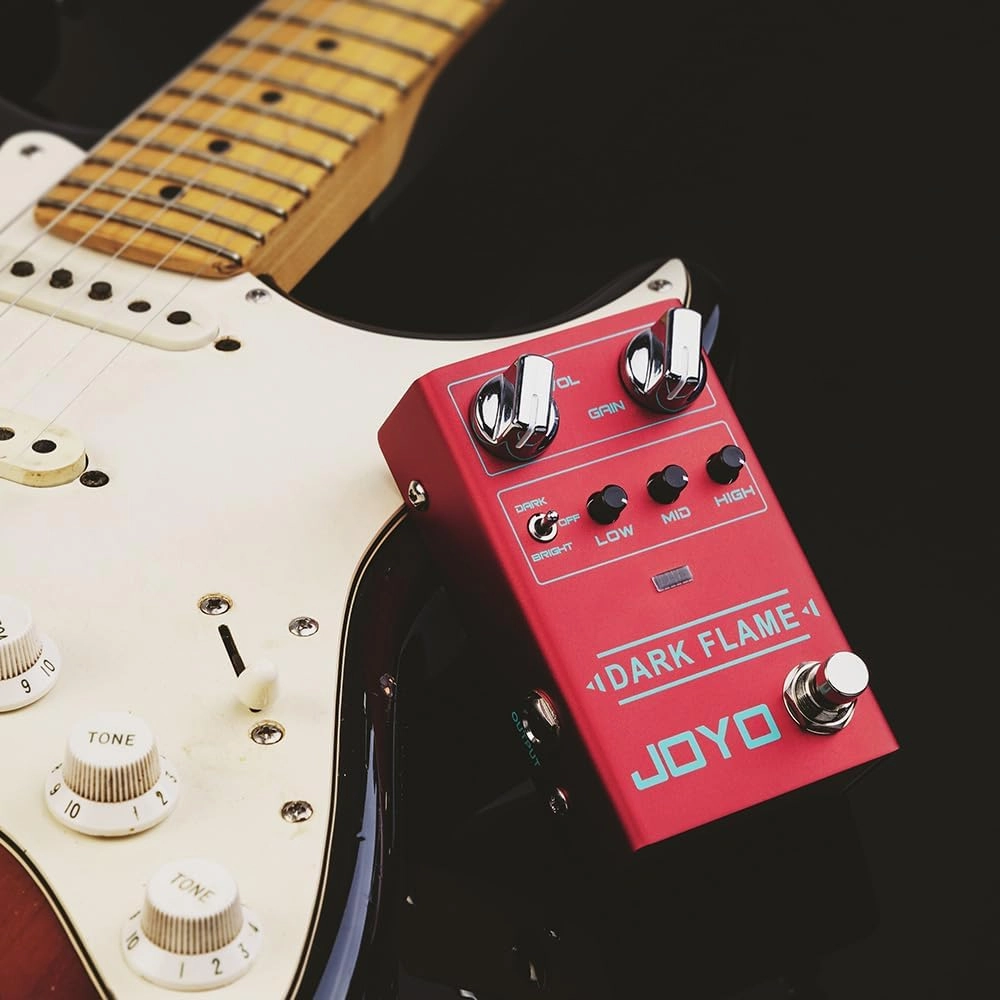 JOYO Modern Metal High Gain Distortion Guitar Effect Pedal with Different Tone Styles for Electric Guitar - True Bypass (Dark Flame R-17)