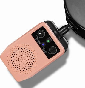 JOYO Small Portable Guitar Amp 5W Mini Guitar Amplifier Rechargeable Electric Guitar Amp for Practice with Bluetooth, 4 Effects Clean Distortion Overdrive Reverb, Pink (JA-05G)
