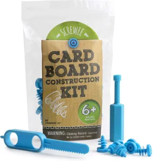 JumpOff Jo - Cardboard Construction Kit – 36 Screws, Screwdriver, Cardboard Saw – STEM, Montessori Toys Building Sets, Creative Craft Kits, Engineering Arts, Toys for Ages 6 and Older