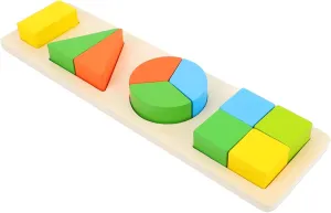 KICHOUSE 1Set Geometric Shape Matching Learning Puzzle Educational Block for Early Learning Shape Sorter Game to Enhance Cognitive Skills for Preschool Development