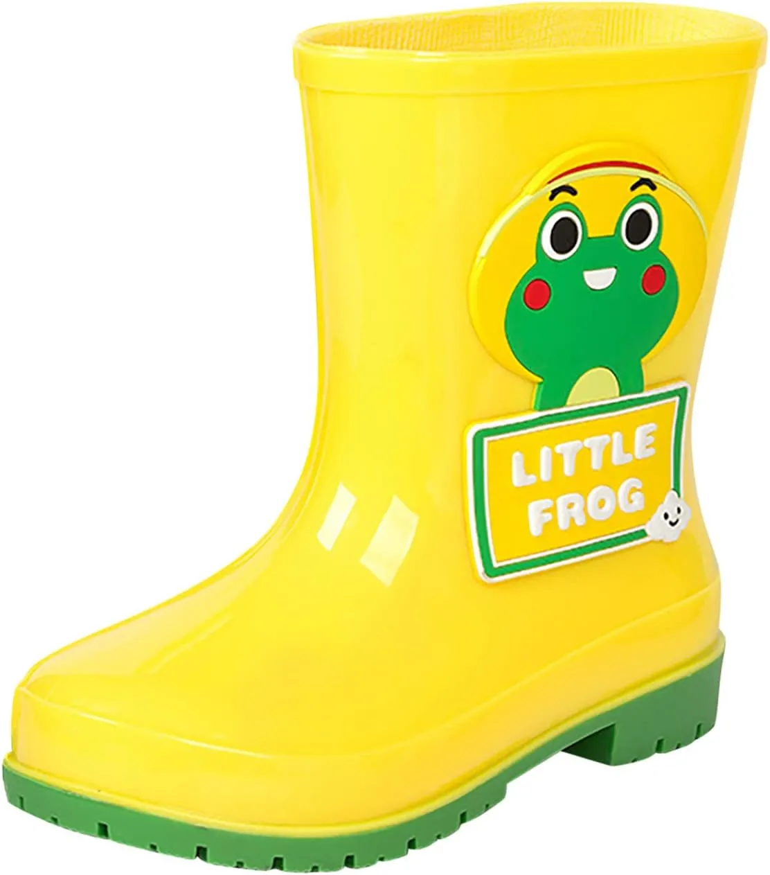 Kids Rain Boots For Girls Boys Toddler Portable Waterproo𝐟 Rubber Cute Cartoo𝐧 Bear Printed Rain Boots Toddler