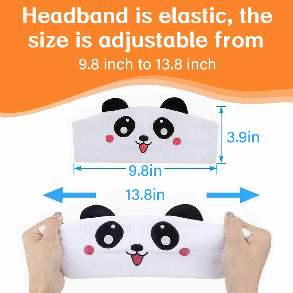 Kids Wireless Headphones, Over Ear Headphones for Children & Toddlers, with Thin Speakers & Super Soft Fleece Headband (Bear)