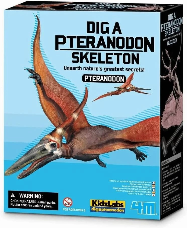KidzLabs | Dig a Pteranodon Skeleton | Resurrect a Skeleton of a Dinosaur | Dig and Discover The Bones of The Skeleton | for Kids Ages 8 