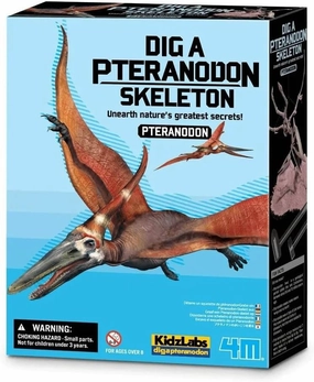 KidzLabs | Dig a Pteranodon Skeleton | Resurrect a Skeleton of a Dinosaur | Dig and Discover The Bones of The Skeleton | for Kids Ages 8 