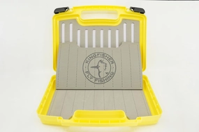 Kingfisher Large Streamer Fly Fishing Boat Box 2.0 (14" x 11" X 3.35") Yellow