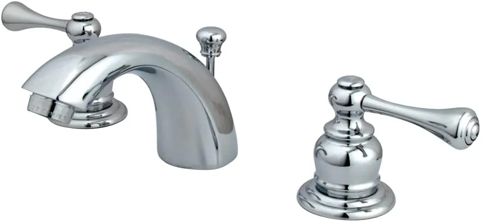 Kingston Brass KB3941BL Vintage Classic Mini Widespread Lavatory Faucet, Polished Chrome