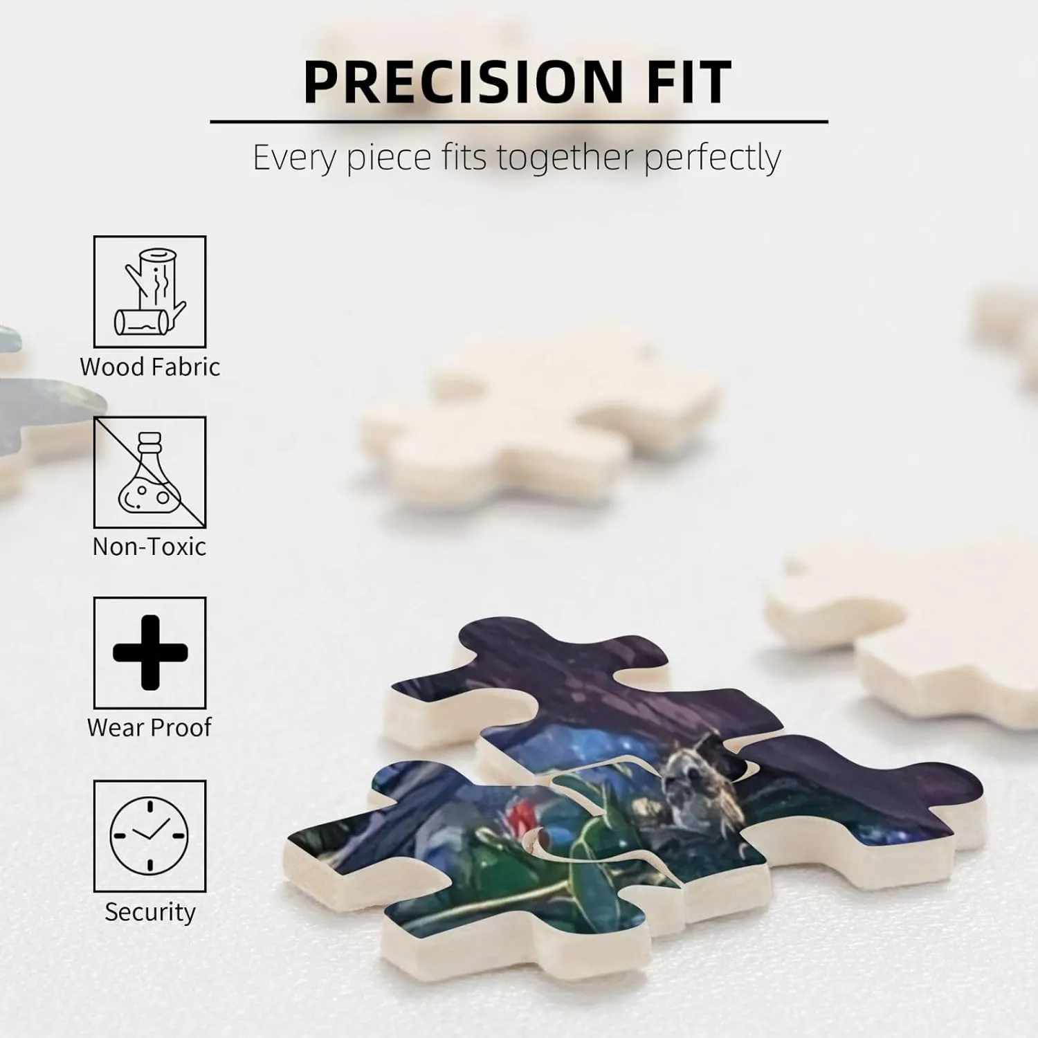 Koala Night Jungle Exploration, 1000 Pcs Wooden Puzzle for Adults, Use Your Imagination to The Fullest，Brainstorming for Stress Relief，Creative Activity Hobbies，Enjoy The Process