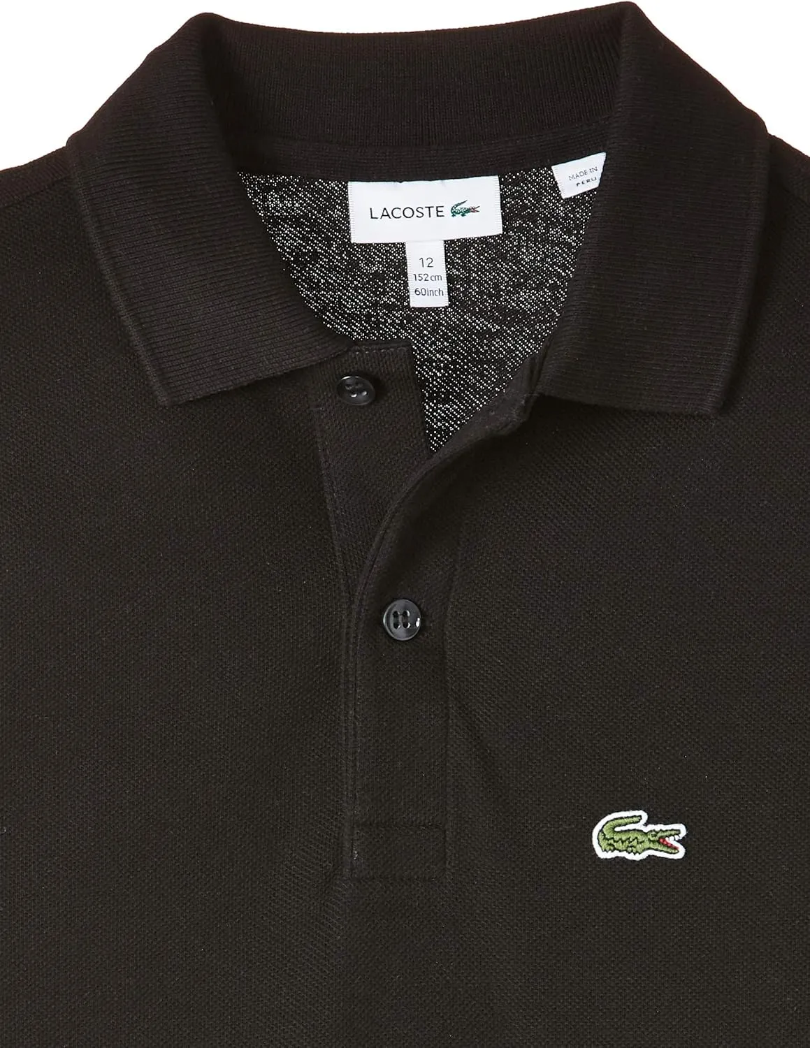 Lacoste Boys' Short Sleeve Classic Pique Polo Shirt