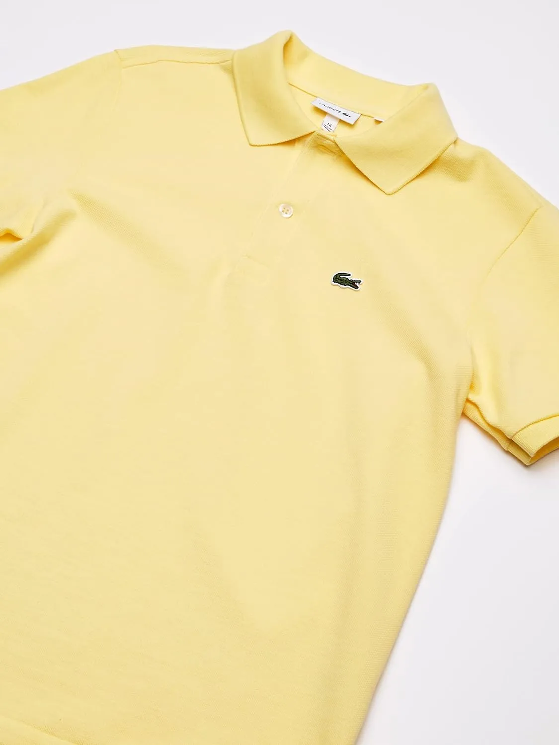 Lacoste Boys' Short Sleeve Classic Pique Polo Shirt