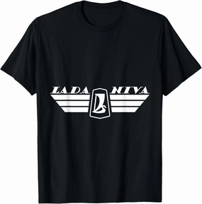 Lada Niva 4x4 Off-Road Vehicle Russia USSR T-Shirt