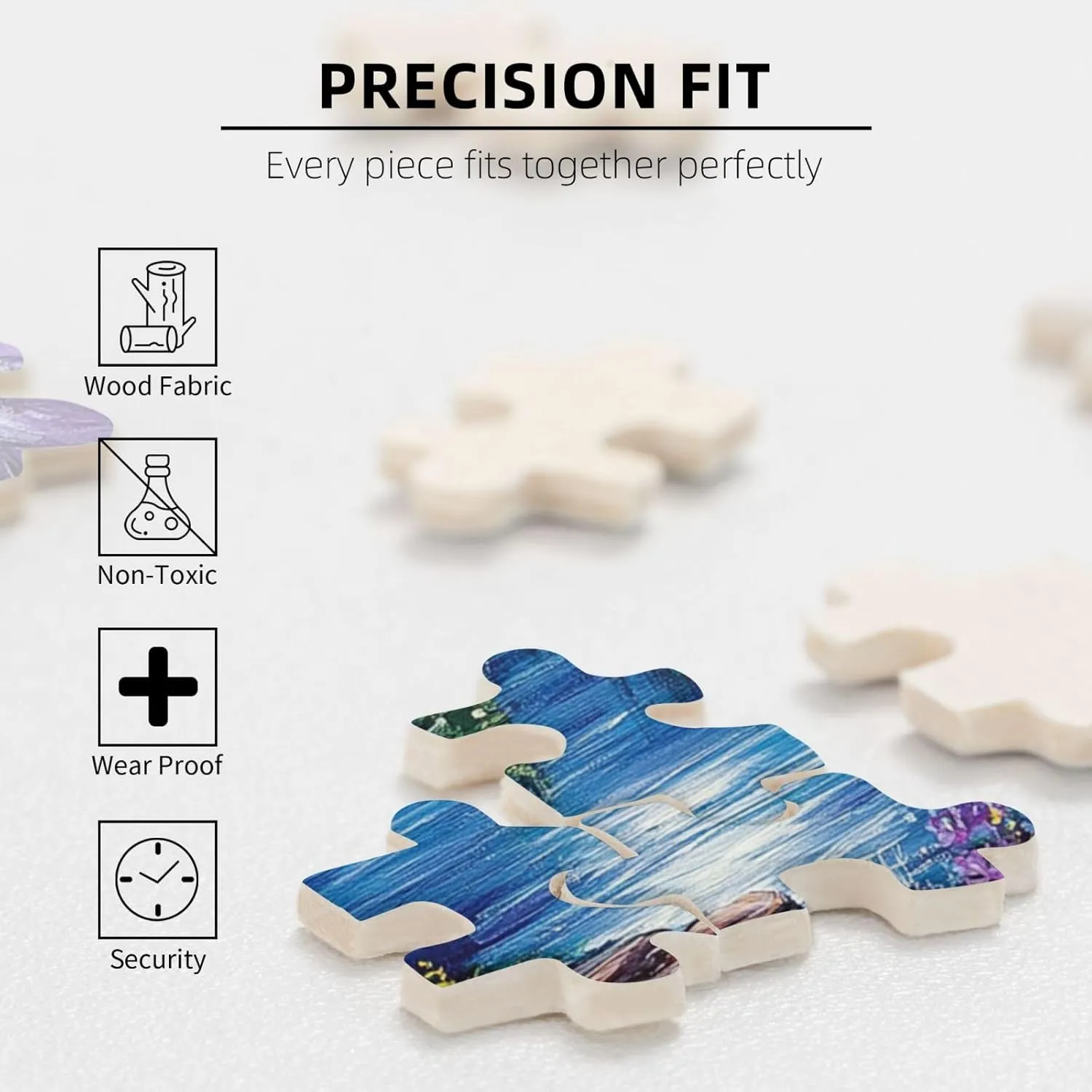 Lakeside Camping, Landscape Puzzle 1000 Pieces, Difficult Adult Entertainment Game, Wooden Jigsaw, Colorfuls and Full of Vitality, Challenging Brainstorming, Home Wall Art