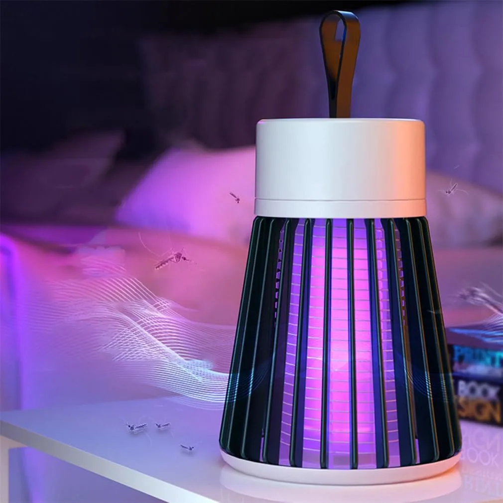 Latino Zap Lamp, Latino Zap MATA Mosquitos, 2025 Portable USB Rechargeable Camping Light, 2-in-1 Quiet Waterproof with IPX7 Protection, 360° Coverage for Indoor, Outdoor, Garden, Tent (Green 2*pc)