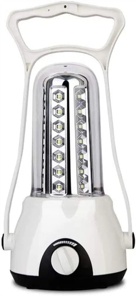 LED Camping Lantern, LED Outdoor Light, Rechargeable, IPX4 Waterproof, Suitable for Survival, Emergency, Hurricane Camp Lantern and Tent Light (White)