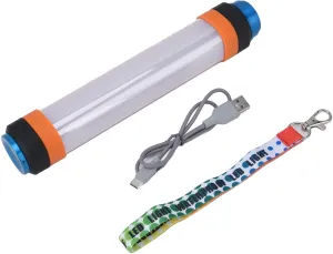 LED Emergency Flashlight, USB Rechargeable Emergency Camping Light Potable Hiking Lantern Waterproof Outdoor Camp Lamp for Outdoor